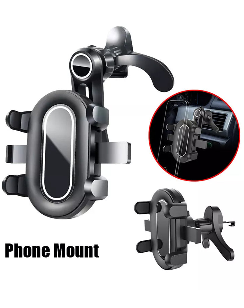 Soporte de ventilación con agarre seguro para auto, ideal para montar accesorios en Guatemala.