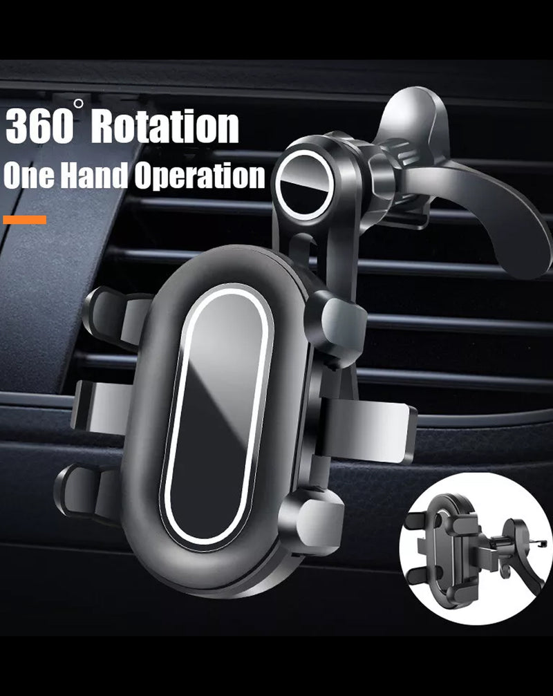 Soporte de ventilación con agarre seguro para auto, ideal para montar accesorios en Guatemala.