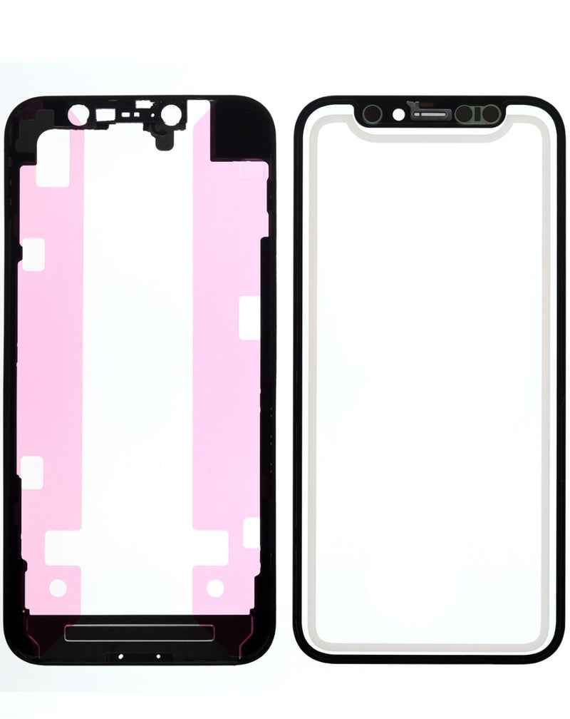 Reparación de pantalla premium para iPhone 12 Mini en Guatemala con vidrio frontal, marco y OCA incluidos.