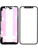 Venta al por mayor en Guatemala de kit 3 en 1 (vidrio frontal + marco + OCA) para reparación de iPhone 12 Pro, incluye herramienta BajoPPLCD.