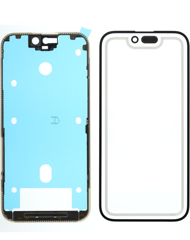 Reparación de vidrio frontal, marco y OCA Premium para iPhone 15 Pro en Guatemala.