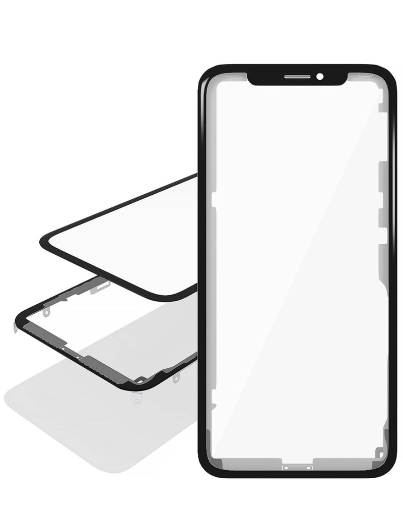 Reparación de pantalla 3in1 (Vidrio frontal + Marco + OCA) para iPhone 16 Pro Max en Guatemala.