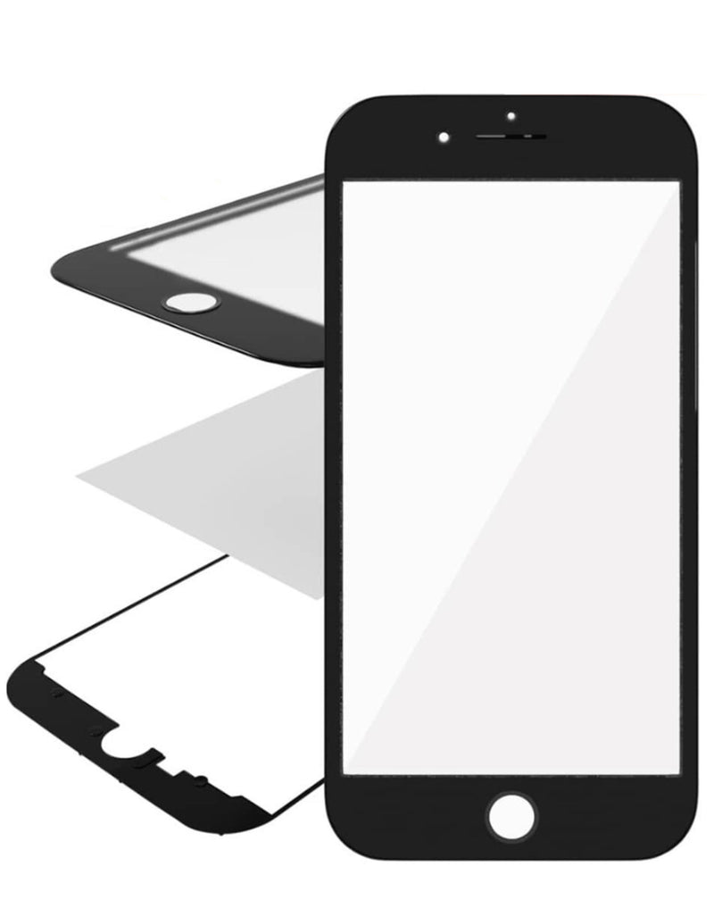 Vidrio frontal, marco y OCA premium para iPhone 8 en Guatemala, encuentra el mejor precio en el mayorista de repuestos para celulares.