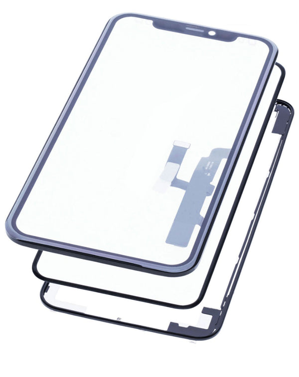 Reparación de Cristal frontal + Marco + Long Touch + OCA para iPhone 11 Pro Max en Guatemala.