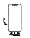 Encuentra el kit 4 en 1 (vidrio frontal + marco + touch corto + OCA) para iPhone 13 Mini en Guatemala, ideal para reparaciones sin transferencia de IC.