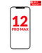 Cristales frontales iPhone 12 Pro Max (G+ Oca Pro) en Guatemala, paquete de 5 unidades ideales para reparaciones en talleres especializados.