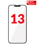 Cristal frontal con OCA para iPhone 13 en Guatemala, ideal para reparaciones en talleres y mayoristas.