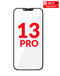 Cristales frontales para iPhone 13 Pro en Guatemala, pack de 5 unidades, ideales para reparaciones en talleres y mayoristas.