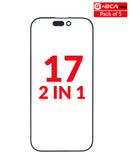 ¡Repara la pantalla de tu iPhone 17 con este pack de 5 vidrios frontales G+Oca Pro con OCA en Guatemala!