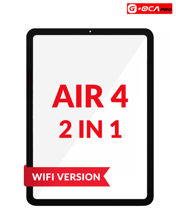 Encuentra vidrio frontal con OCA G+Oca Pro para iPad Air 4 en Guatemala, ideal para reparaciones de pantalla.