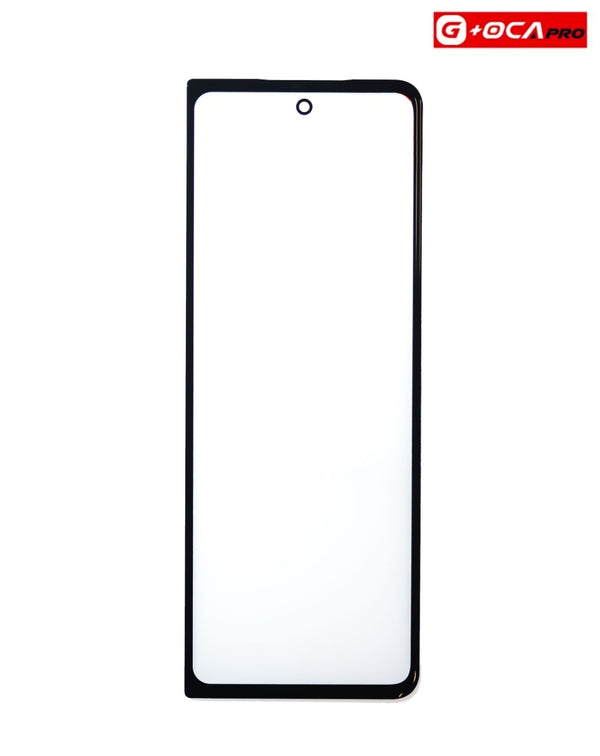 Vidrio frontal Samsung Galaxy Z Fold 3 con pegamento OCA disponible para reparaciones en Guatemala.