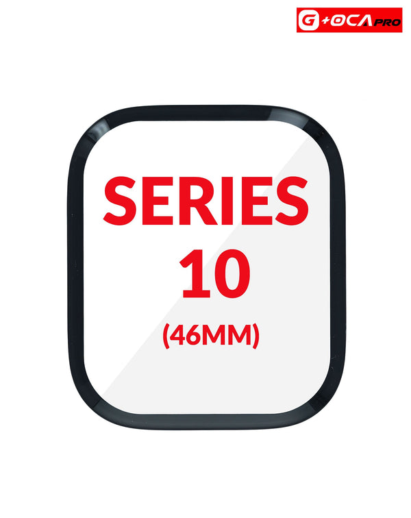 Reparación de cristal frontal con OCA para iWatch Series 10 (46mm) en Guatemala, calidad Premium.