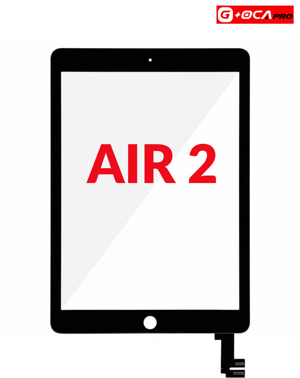 Encuentra vidrio digitalizador con touch iPad Air 2 negro en Guatemala para reparaciones, al mejor precio mayorista.