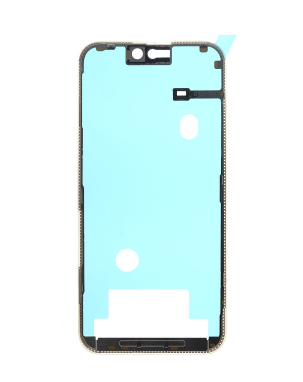 Marco metálico para iPhone 15 Pro Max compatible con BajoPPLCD y componentes originales, disponible en Guatemala para reparaciones en talleres especializados.