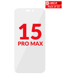 Venta al por mayor en Guatemala de paquete de 10 etiquetas adhesivas OCA para reparación de iPhone 15 Pro Max.