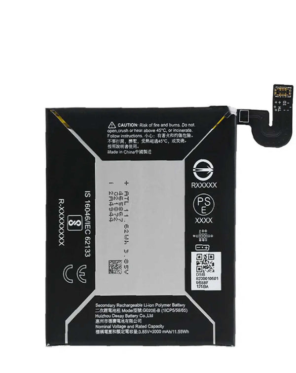Batería Google Pixel 3A (G020E-B) disponible en Guatemala para reparaciones de batería en talleres especializados.