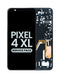 Reparación de pantalla original con marco para Google Pixel 4 XL en Guatemala, mayorista de pantallas OLED con botón de encendido gris.