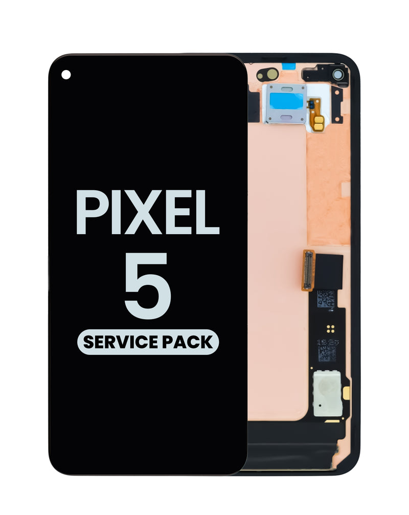 Encuentra la pantalla original OLED Service Pack para Google Pixel 5 en Guatemala, ideal para reparaciones de pantalla con calidad y garantía.