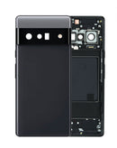 Reparación de estructura original Google Pixel 6 Pro en Guatemala, con carcasa original y etiquetas de bajoPPLCD.