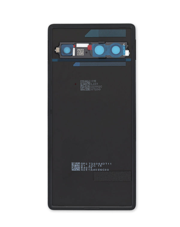 Tapa trasera con lente de cámara para Google Pixel 7A en color charcoal en Guatemala, encuentra el mejor precio en reparaciones en nuestra tienda.