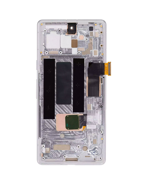 Pantalla con marco para Google Pixel 7A en Guatemala, repuesto de alta calidad para reparaciones.