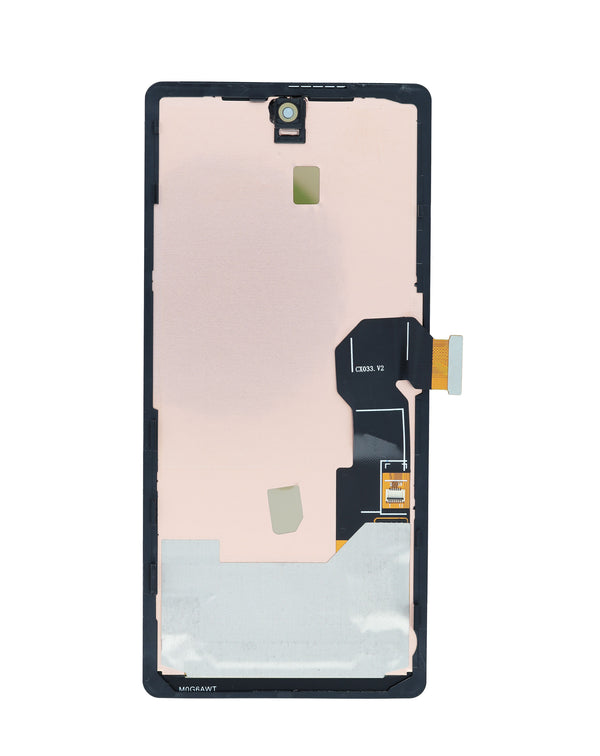 Venta de pantalla OLED con marco para Google Pixel 6A en Guatemala, sin sensor de huella.