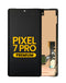 Reparación de pantalla OLED con marco y sensor de huella para Google Pixel 7 Pro en Guatemala.