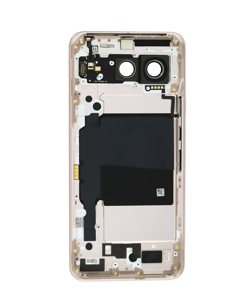 Encuentra un marco de carcasa Google Pixel 8 en color rosa en Guatemala para reparaciones en talleres especializados.