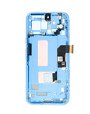 Encuentra la mejor pantalla OLED con marco y sensor de huellas para reparar tu Google Pixel 8A en Guatemala.