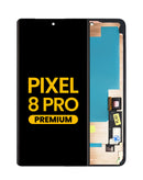 Reparación de pantalla OLED con marco sin sensor de huella para Google Pixel 8 Pro en Guatemala.