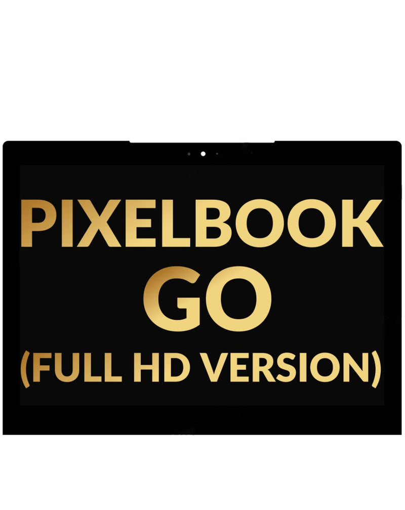 Reparación de pantalla LCD sin marco para Google Pixelbook Go en Guatemala con la versión Premium de resolución Full HD.