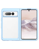 Protege tu Google Pixel Fold con estilo con esta funda hybrid bumper transparente en Guatemala.