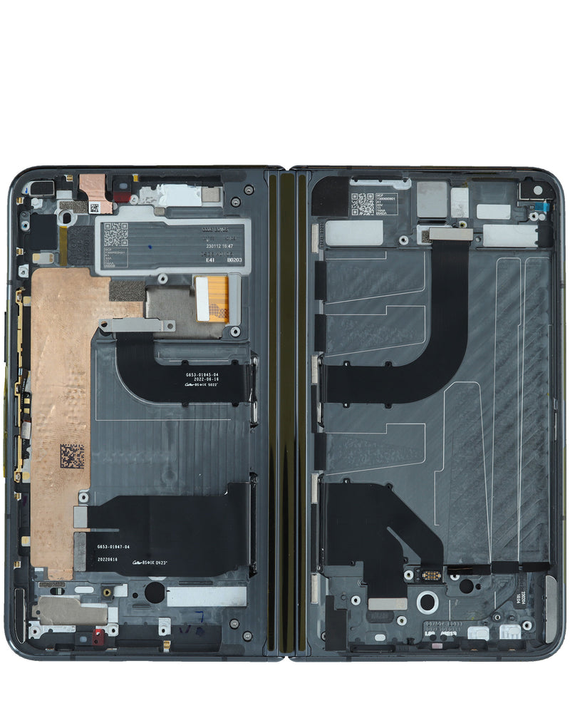 Reparación de pantalla original con marco Google Pixel Fold en Guatemala, venta al mayorista de pantallas OLED.