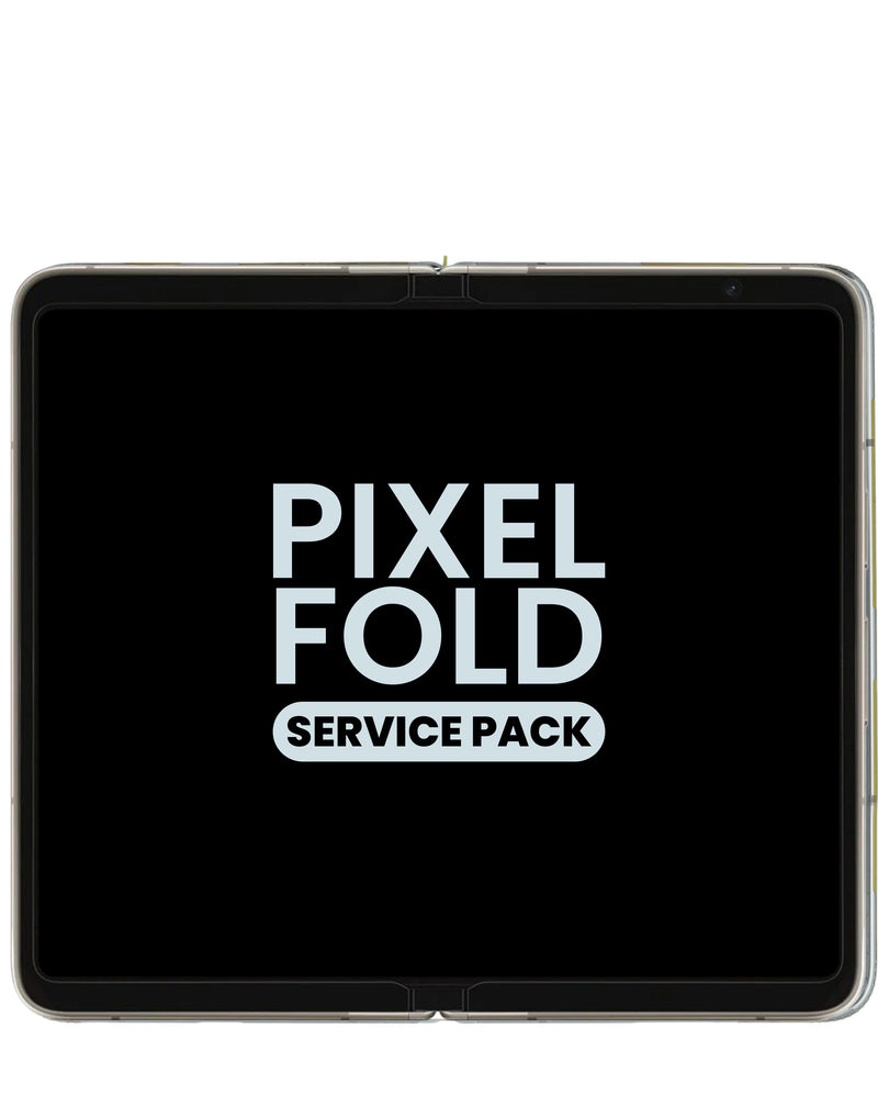 Reparación de pantalla Google Pixel Fold con marco original en Guatemala.