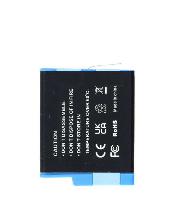 Batería premium para GoPro Hero 9/10/11/12 en Guatemala, ideal para reparaciones en talleres con partes originales.