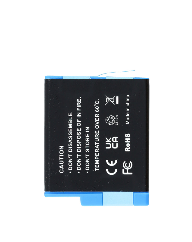 Batería premium para GoPro Hero 9/10/11/12 en Guatemala, ideal para reparaciones en talleres con partes originales.