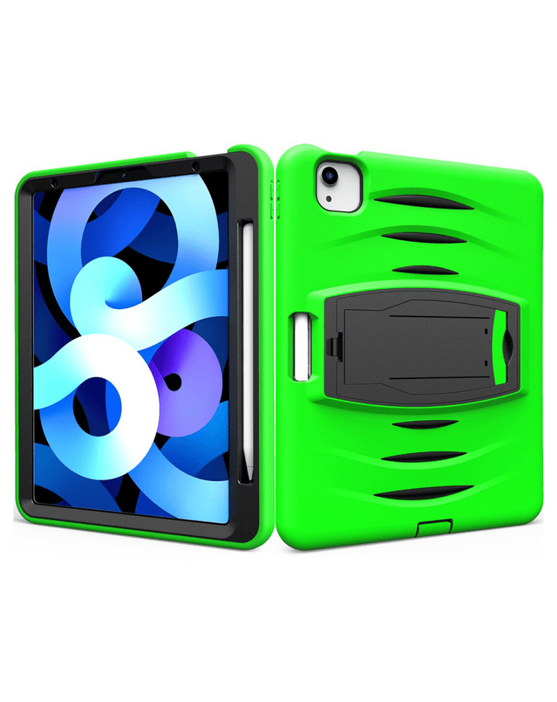 Protege tu iPad Pro 12.9 con esta funda antichoque color verde en Guatemala, disponible en SlowBack para mayoristas y reparaciones.