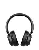 Auriculares inalámbricos LDNIO H01 negros de diadema, con almohadillas acolchadas y diseño plegable. Ideales para audio SlowBack.