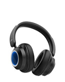 Auriculares inalámbricos LDNIO H01 negros de diadema, con almohadillas acolchadas y diseño plegable. Ideales para audio SlowBack.