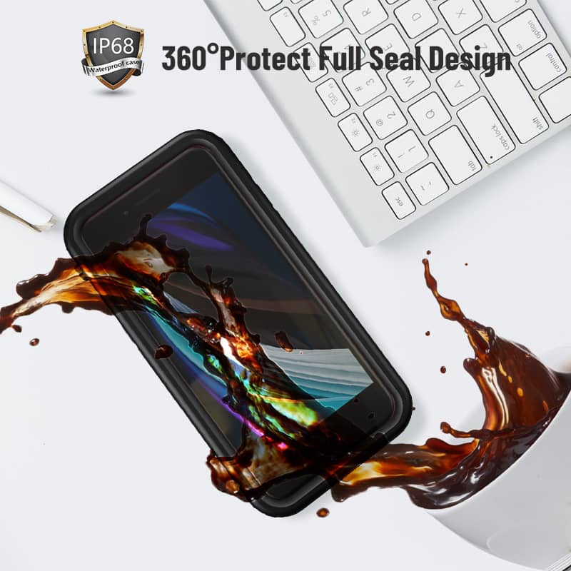 Protege tu iPhone 7G/8G/SE en Guatemala con la funda waterproof SHELLBOX de SlowBack.