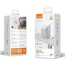 Encuentra el cargador de pared LDNIO A2620C USB A+C con cable USB C-C (65W) en Guatemala para tus necesidades de carga rápida.