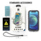 Protege tu iPhone 11 de agua y arena con el estuche impermeable SHELLBOX ideal para surf y buceo en Guatemala.