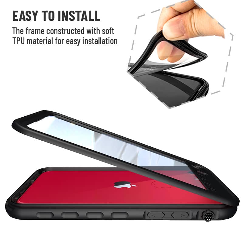 Protege tu iPhone 7G/8G/SE en Guatemala con la funda waterproof SHELLBOX de SlowBack.