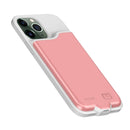 Encuentra la batería soft rubber slim de 5500mAh para iPhone 12/12 Pro color rosa en Guatemala.