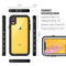 Protege tu iPhone XR del agua con la funda impermeable SHELLBOX en Guatemala.