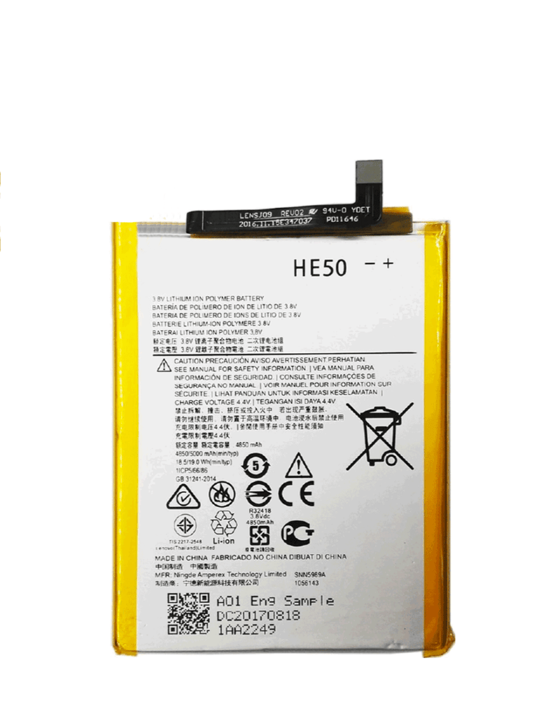 Bateria Motorola Moto E4 Plus (XT1774 / 2017) / Moto E5 Plus (XT1924 / 2018) / Moto E5 Supra (XT1924-6 / 2018) / One (XT1941 / 2018) (HE50)