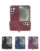 Funda de disipación de calor con soporte para Samsung Galaxy S25 Plus en Guatemala, ideal para mantener tu dispositivo protegido y fresco.