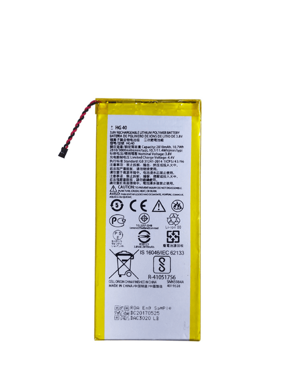 Reparación de batería para Motorola Moto G5 Plus (XT1687 / 2017) en Guatemala - Encuentra el mejor precio en baterías originales y servicios de reparación en talleres autorizados.