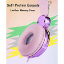 Encuentra auriculares con cable POM POM Kids morados con micrófono en Guatemala.