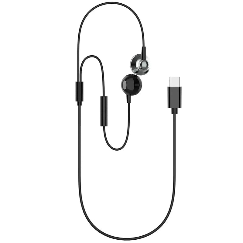 Auricular LDNIO USB-C cableado de alta calidad con controlador HP08C